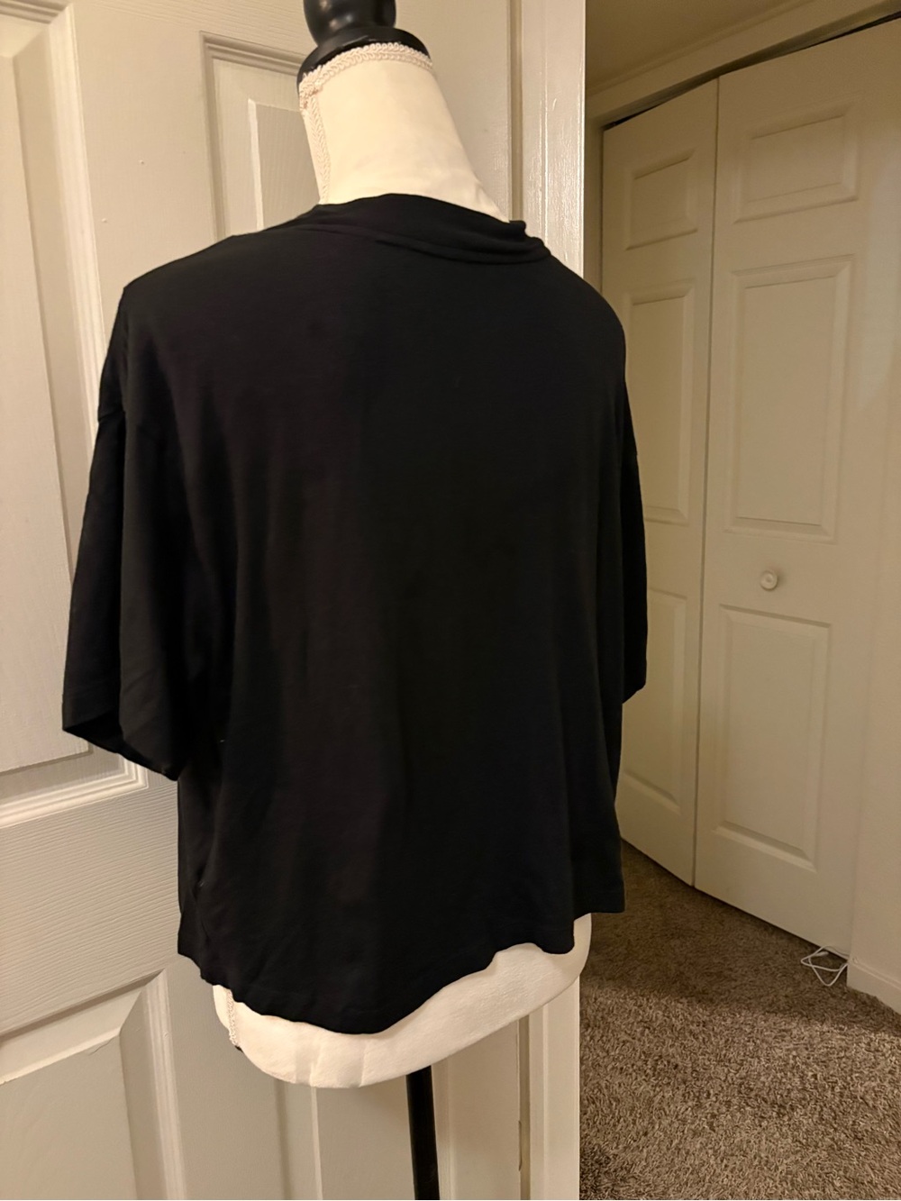 The North Face Black Tee with Multicolor Gradient Logo - Picture 3 of 7